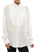 White Regular Solid Shirt 1