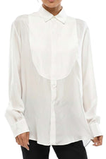 White Regular Solid Shirt 1