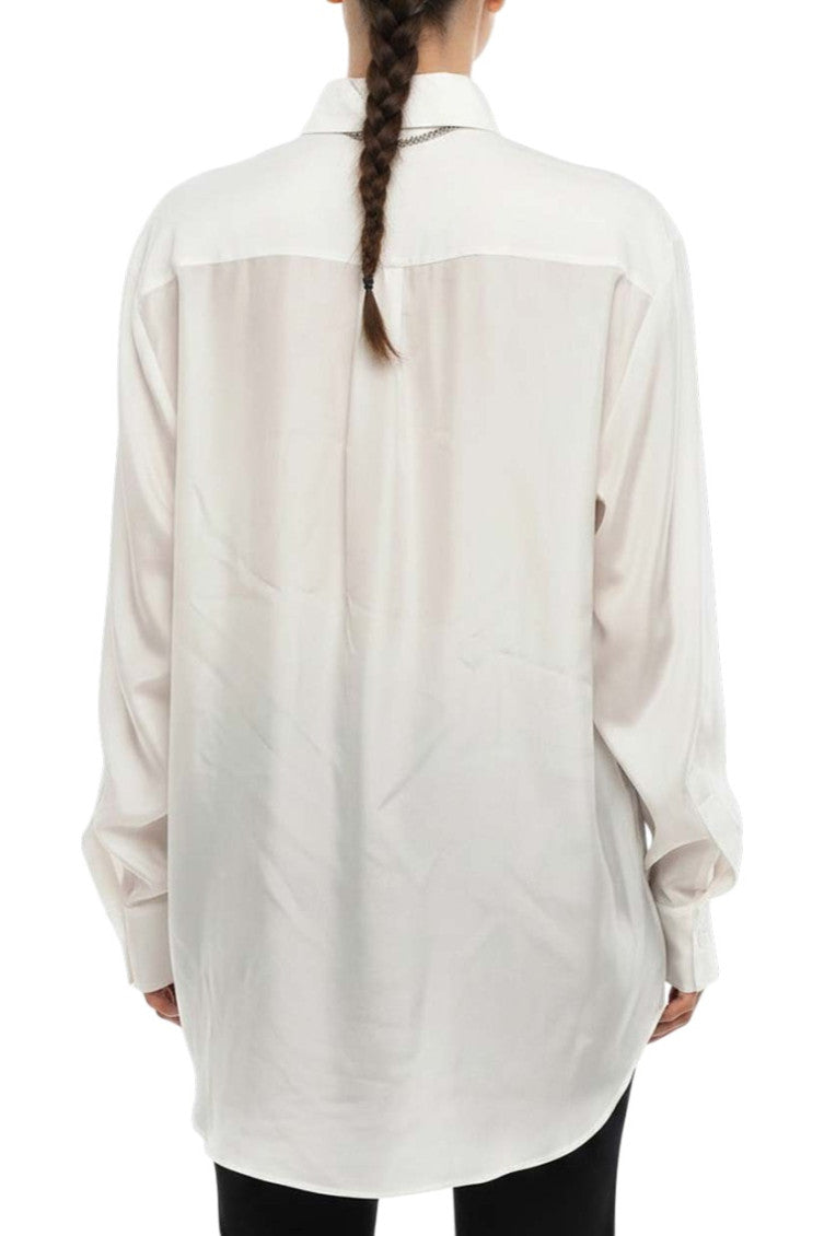 White Regular Solid Shirt 2