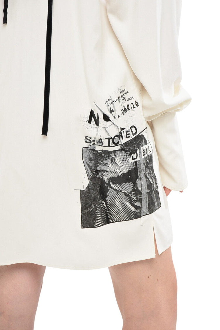 White Oversized Solid Shirt 3