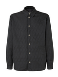 Black Regular Logo Overshirt 1
