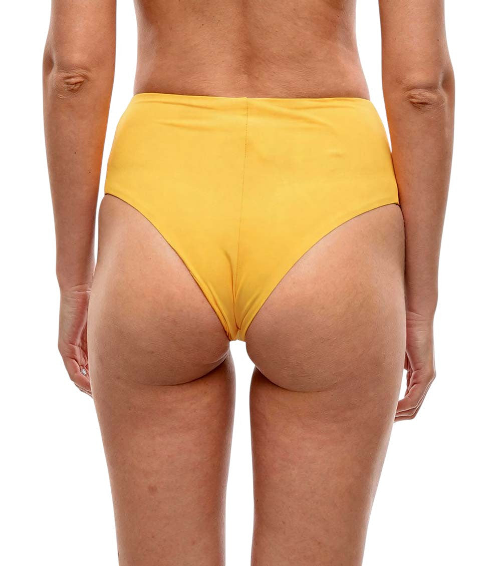 Yellow Logo Bikini Bottom Swimwear 2