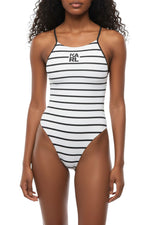 White Stripes Swimwear 1