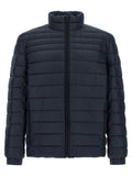 Blue Quilted Regular Jacket 1
