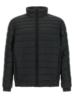 Black Quilted Regular Jacket 1