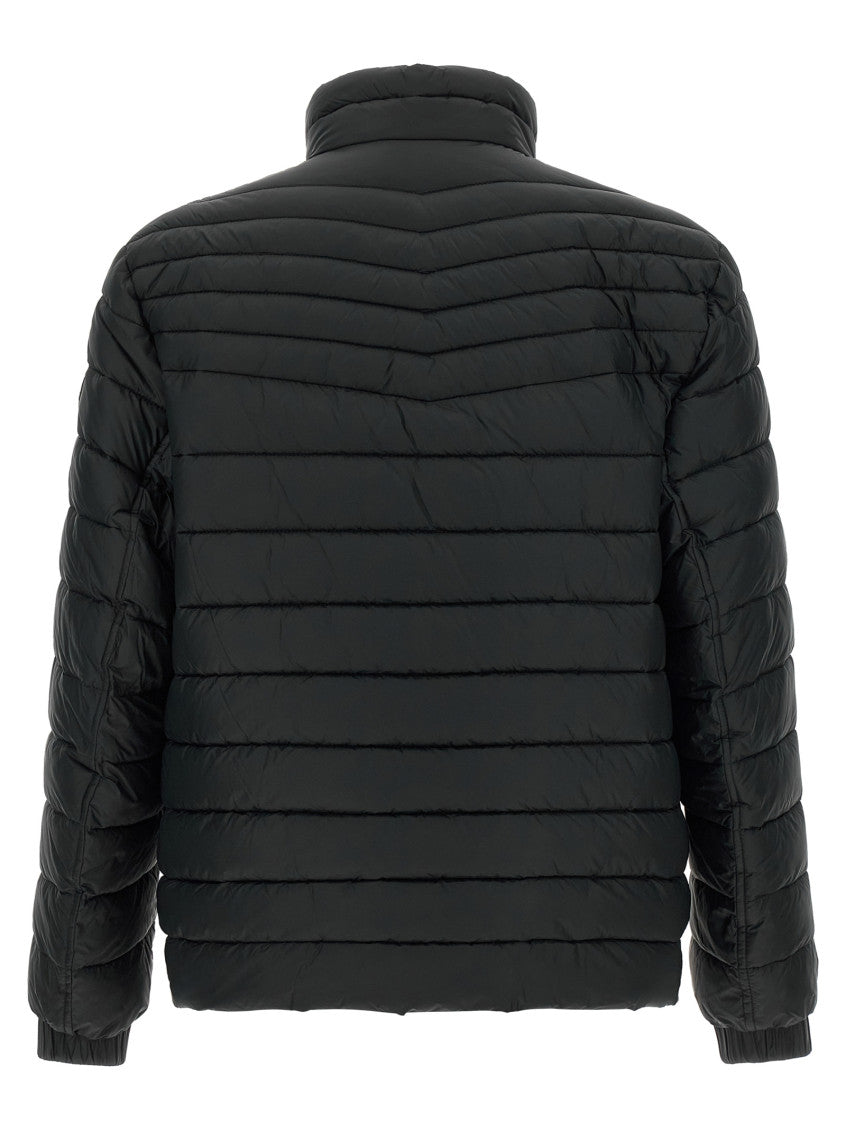 Black Quilted Regular Jacket 2