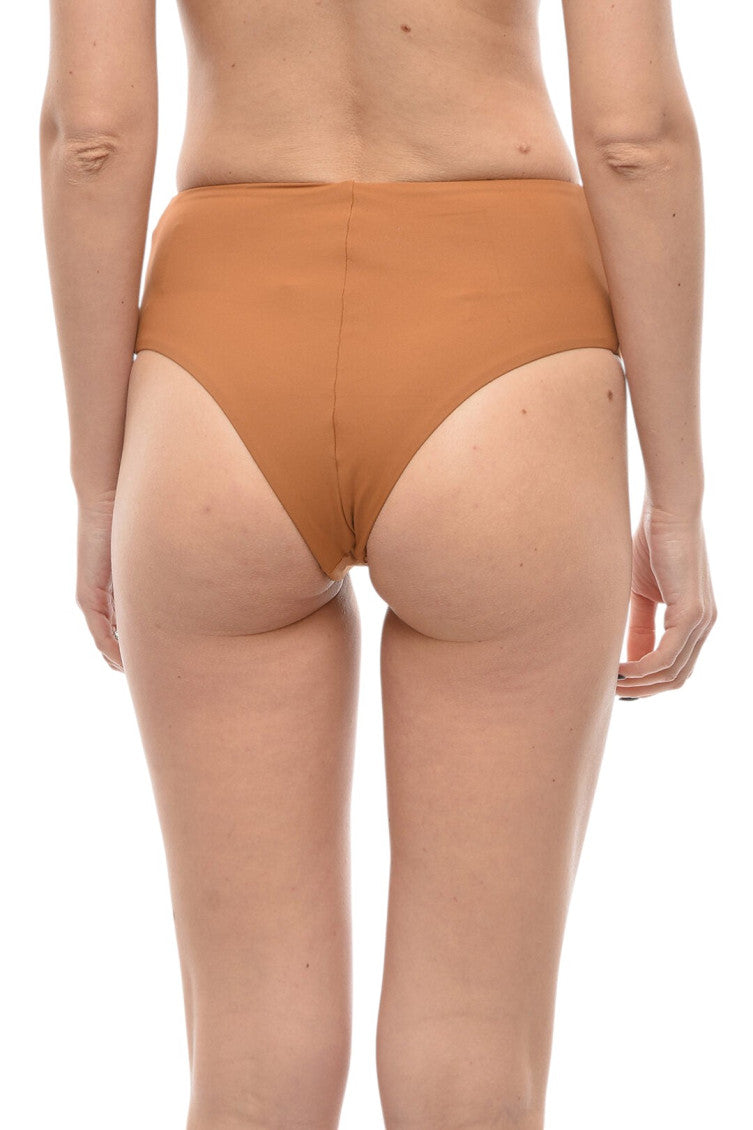 Brown Logo Bikini Bottom Swimwear 2