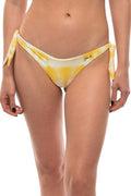 Yellow Tie-Dye Bikini Bottom Swimwear 1