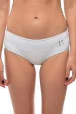 White Stripes Bikini Bottom Swimwear 1