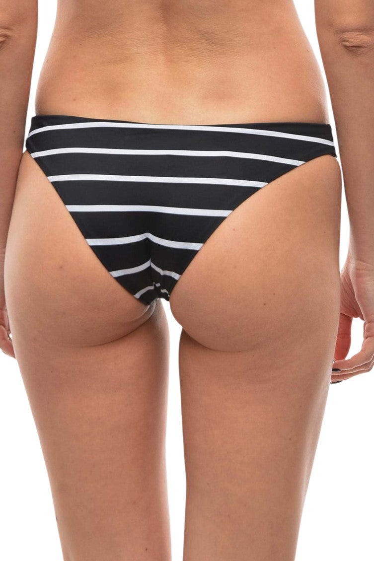 Black Stripes Bikini Bottom Swimwear 2