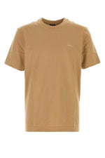 Beige Crew Neck T-Shirt 1