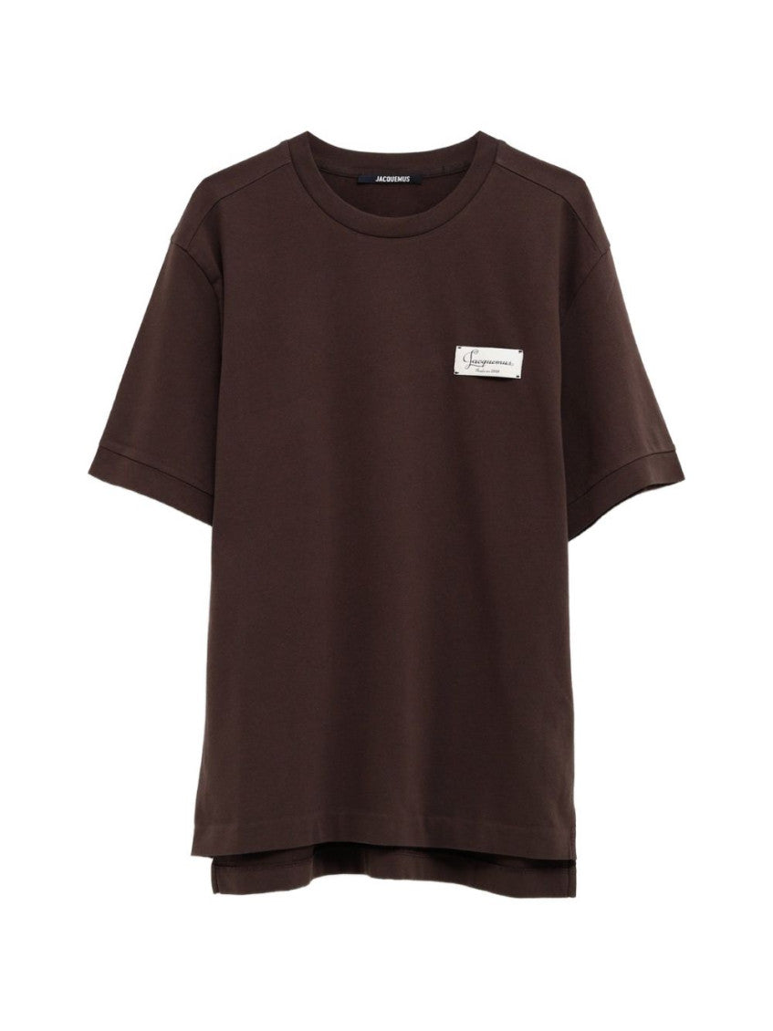 Dark Brown Logo T-Shirt 1