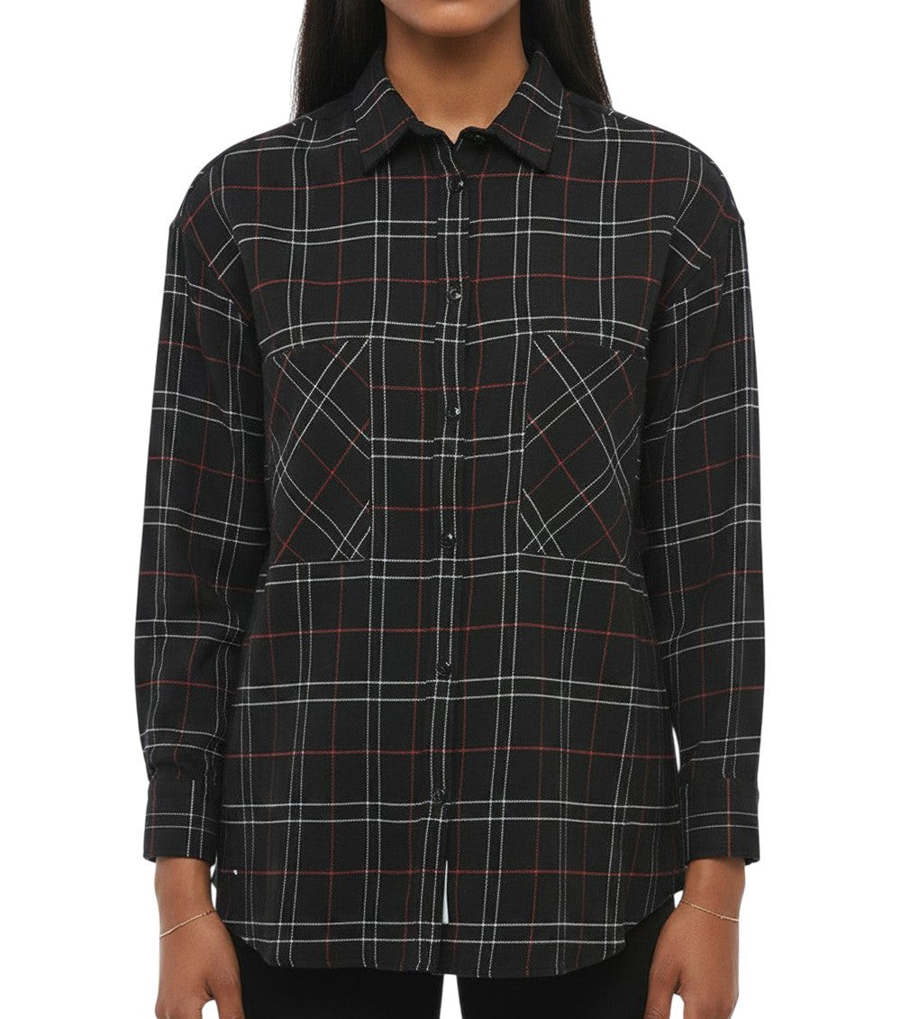 Black Regular Checks Shirt 1