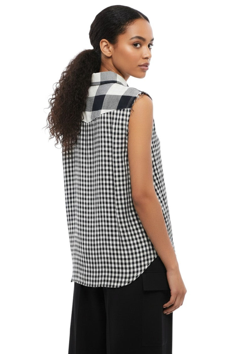 BlackWhite Regular Gingham Shirt 2