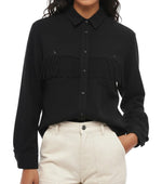 Black Regular Solid Shirt 1