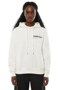 White Logo Hood Sweatshirt 1