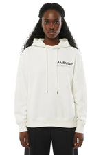 White Logo Hood Sweatshirt 1