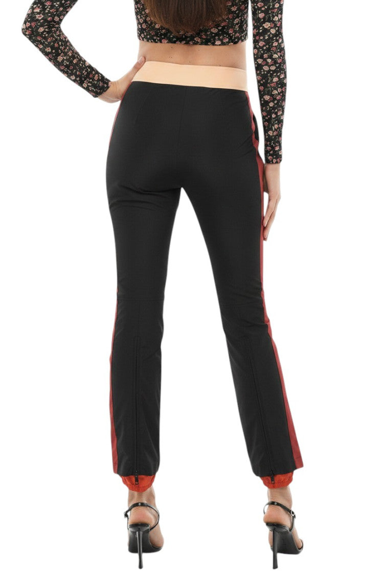 Black Slim Flat Front Pants 2