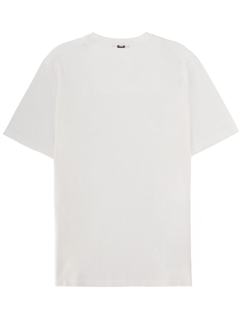 White Crew Neck T-Shirt 2