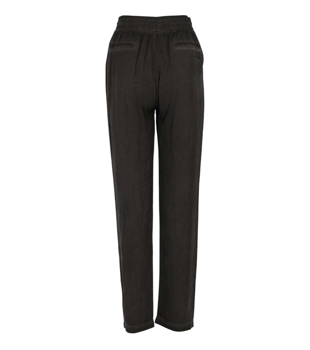 Grey Relaxed Flat Front Pants 2