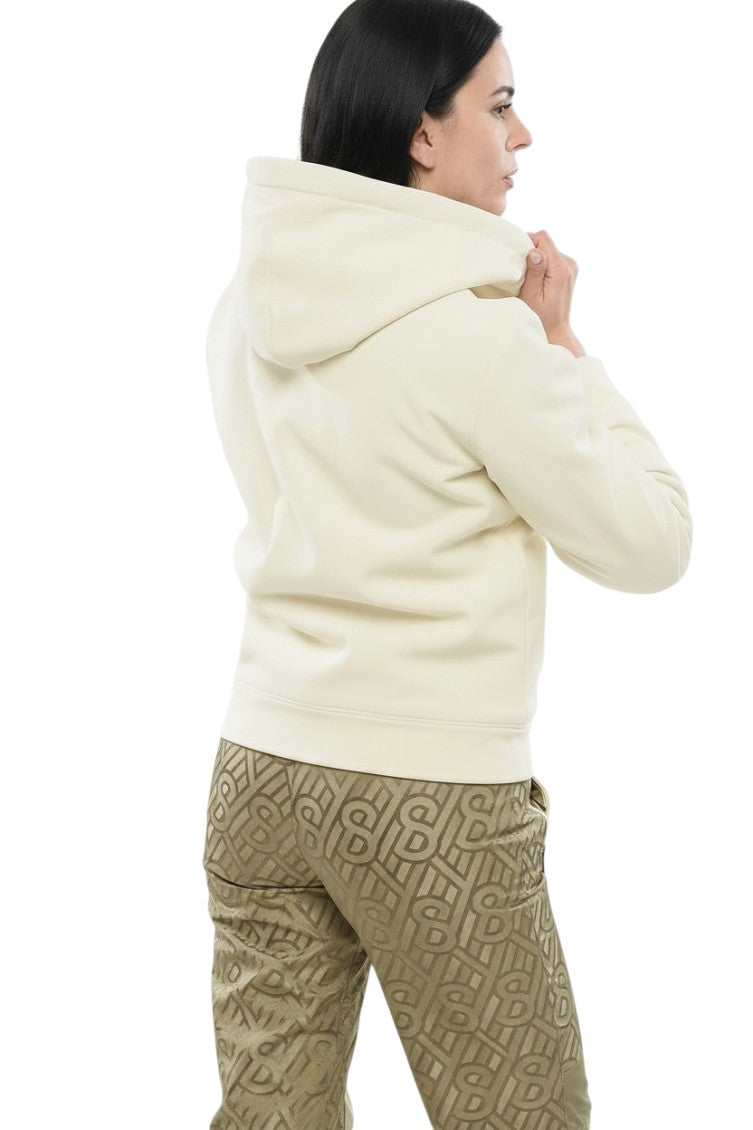 White Solid Hood Jacket 2