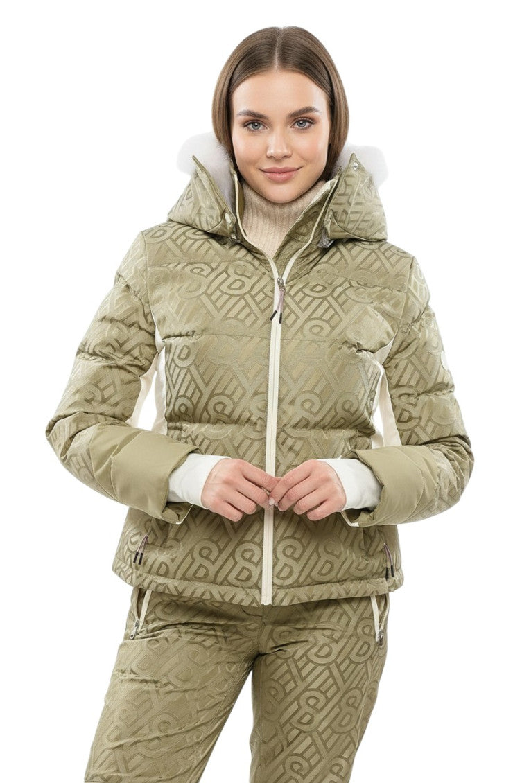Green Logo Hood Jacket 1