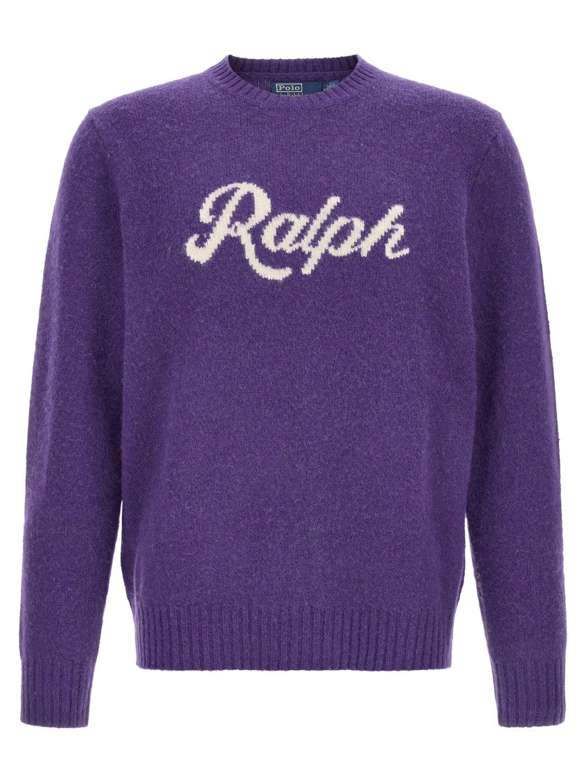 Purple Crew Neck Sweater 1