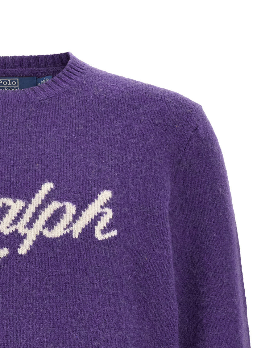 Purple Crew Neck Sweater 3