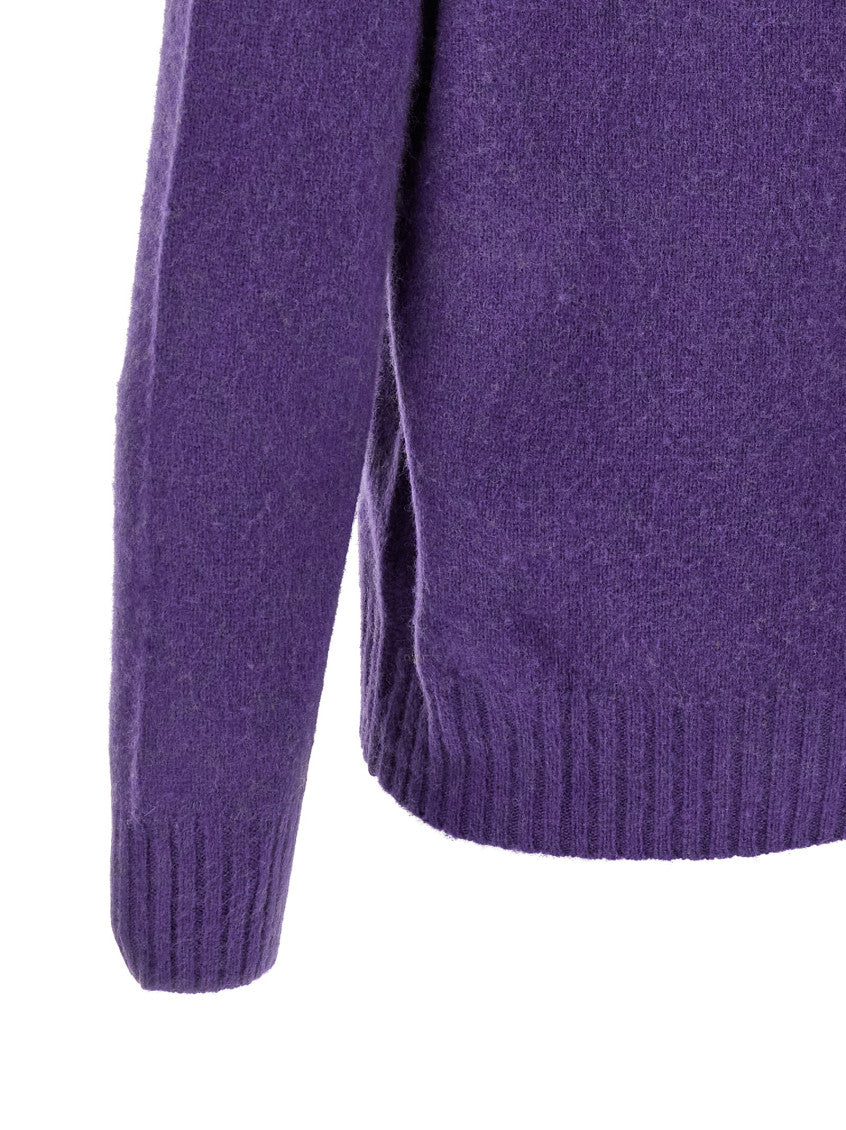 Purple Crew Neck Sweater 4