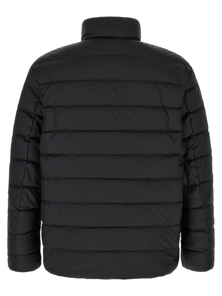 Black Quilted Down Jacket 2
