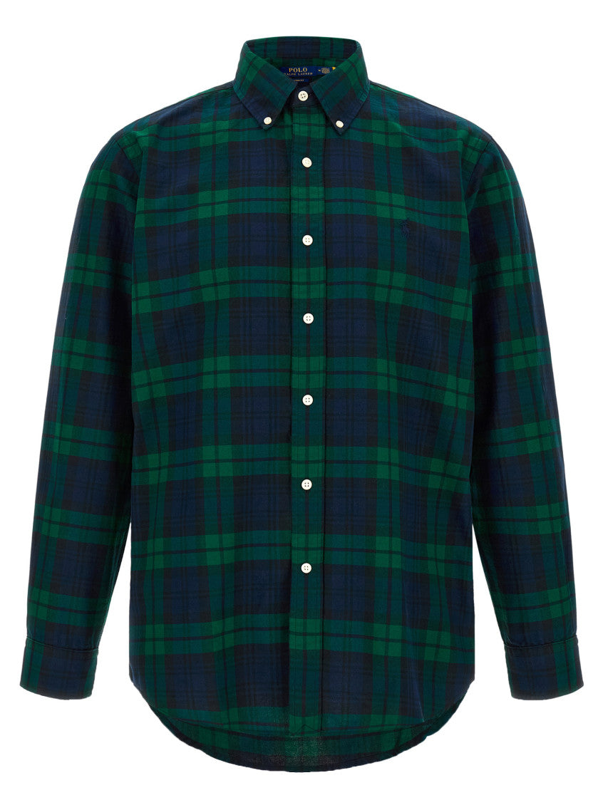 Green Regular Check Shirt 1
