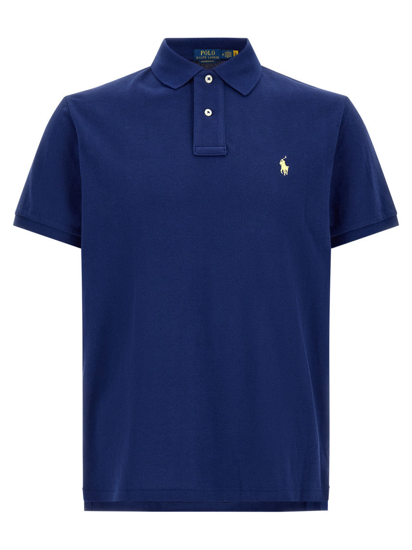 Blue Shirt Collar Polo 1