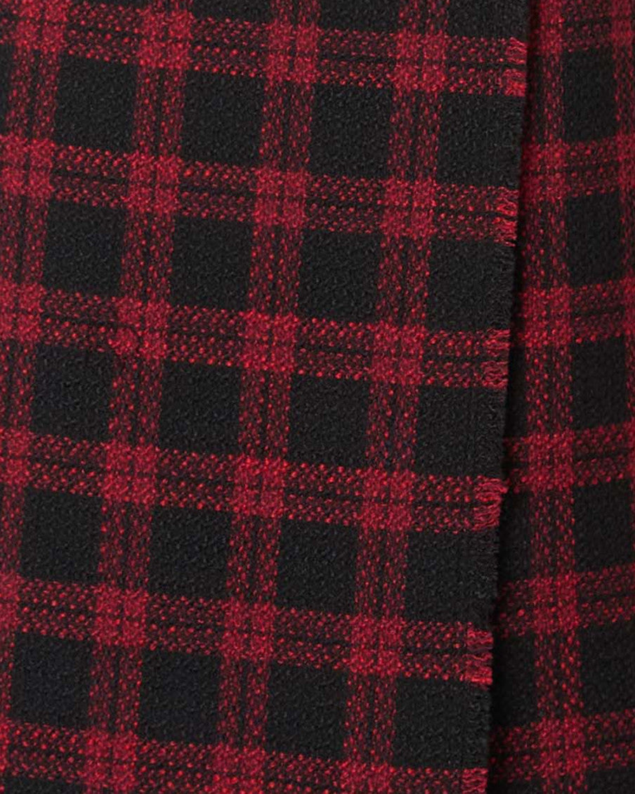Multicolor Plaid Midi Skirt 3