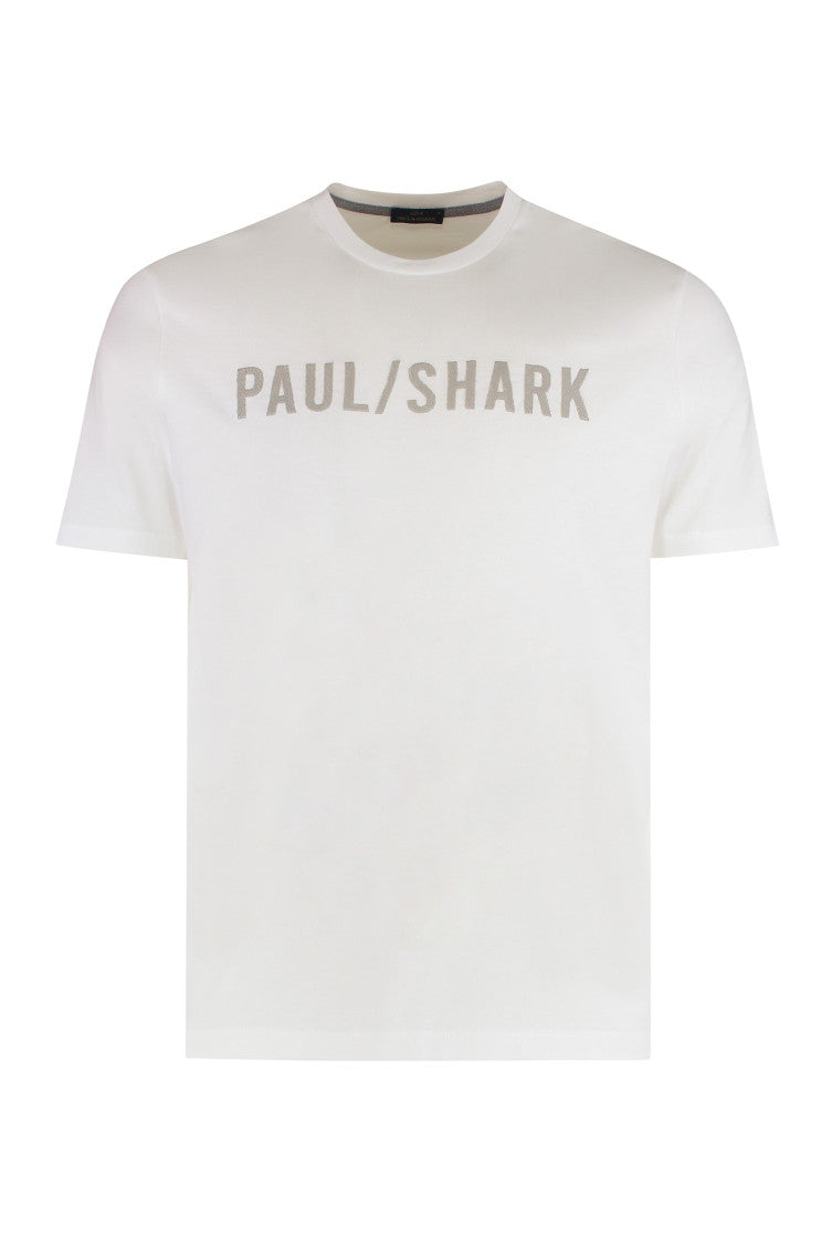White Crew Neck T-Shirt 1