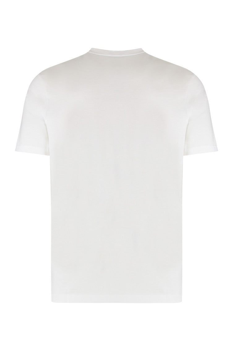 White Crew Neck T-Shirt 2