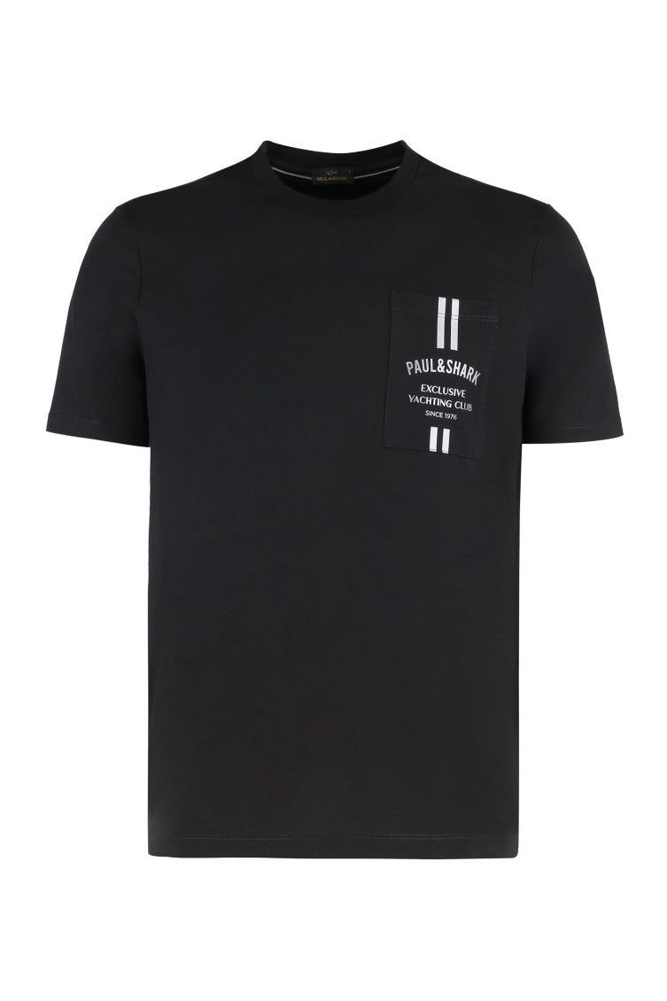 Black Crew Neck T-Shirt 1
