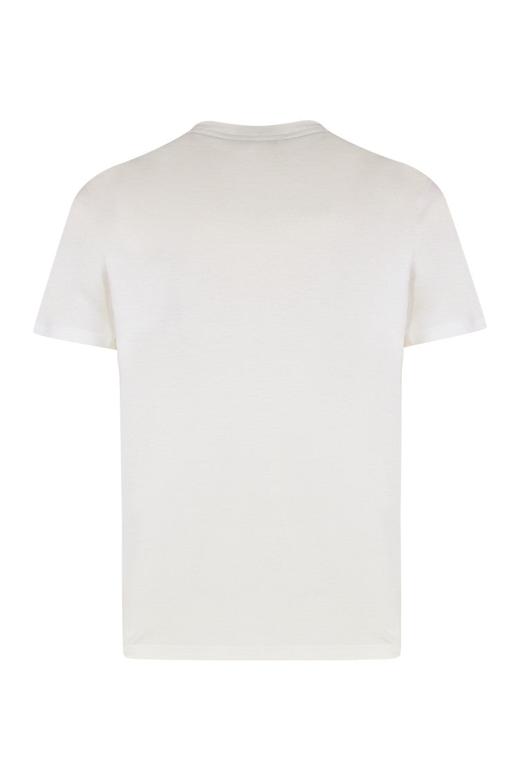 White Crew Neck T-Shirt 2