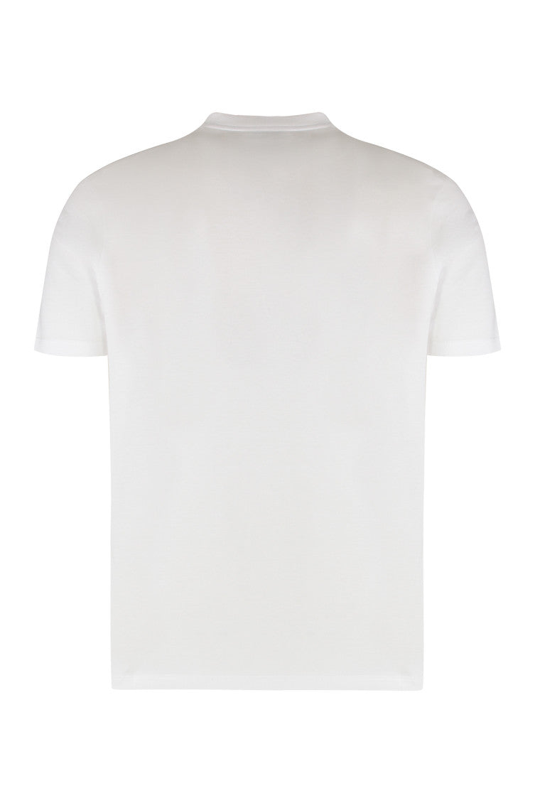 White Crew Neck T-Shirt 2