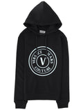 Black Logo Regular Hoodie 1