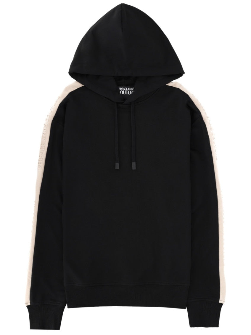 Black Logo Regular Hoodie 1