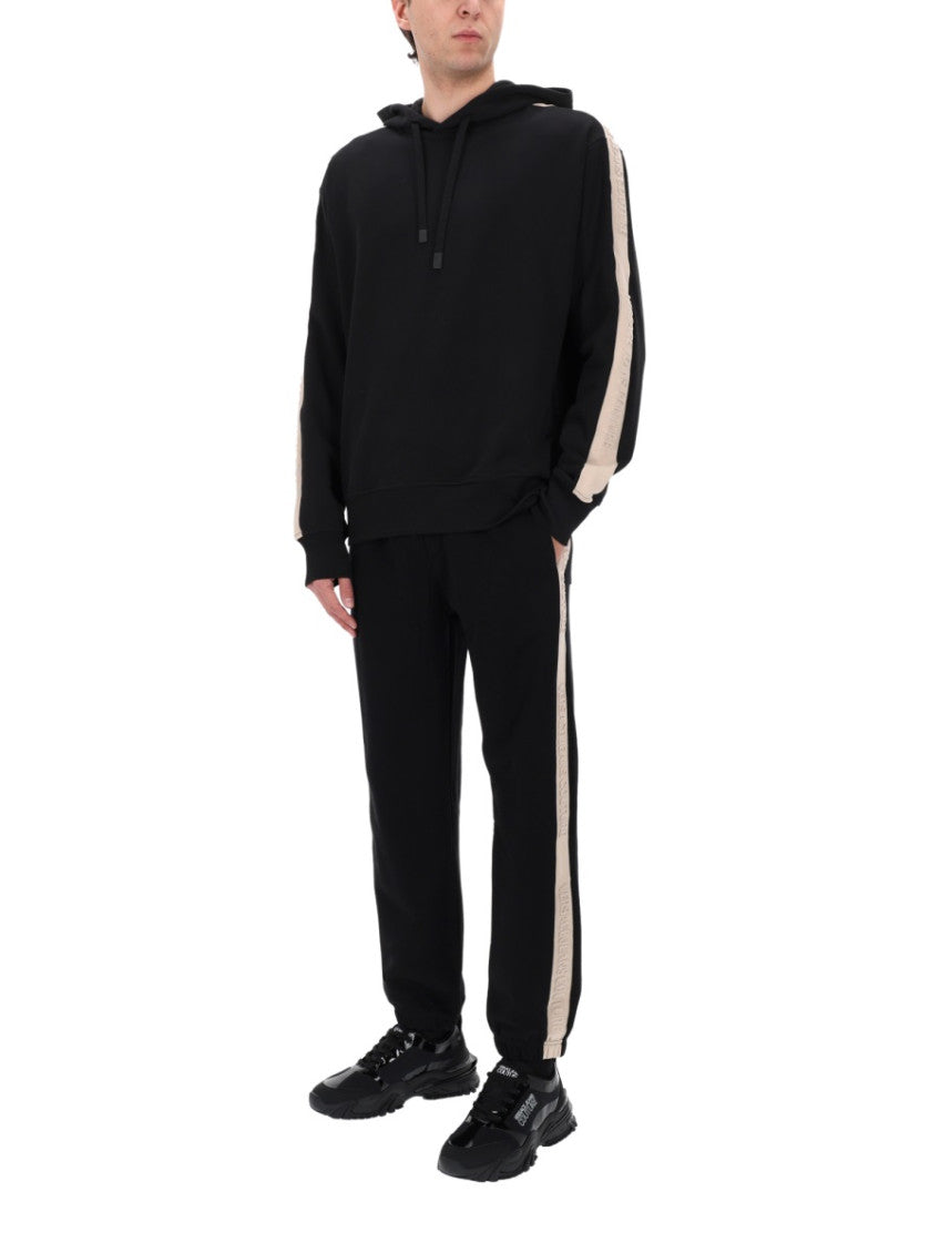 Black Logo Regular Hoodie 2