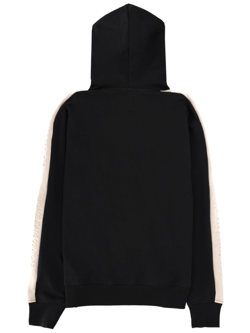 Black Logo Regular Hoodie 3