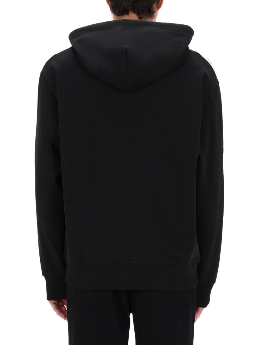 Black Logo Regular Hoodie 4