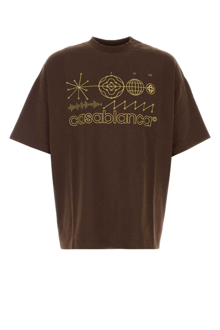 Brown Crew Neck T-Shirt 1