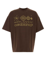 Brown Crew Neck T-Shirt 1
