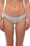 WhiteBlack Printed Bikini Bottom Swimwear 1