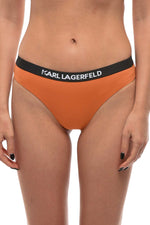 Orange Logo Bikini Bottom Swimwear 1