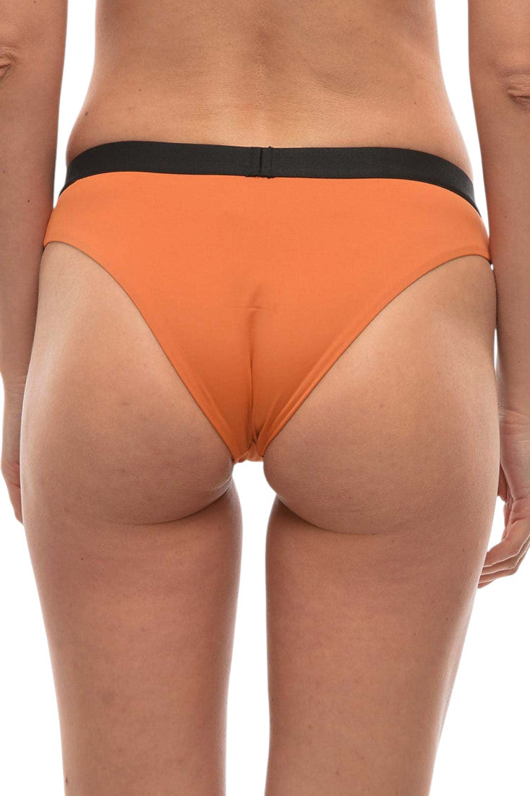 Orange Logo Bikini Bottom Swimwear 2