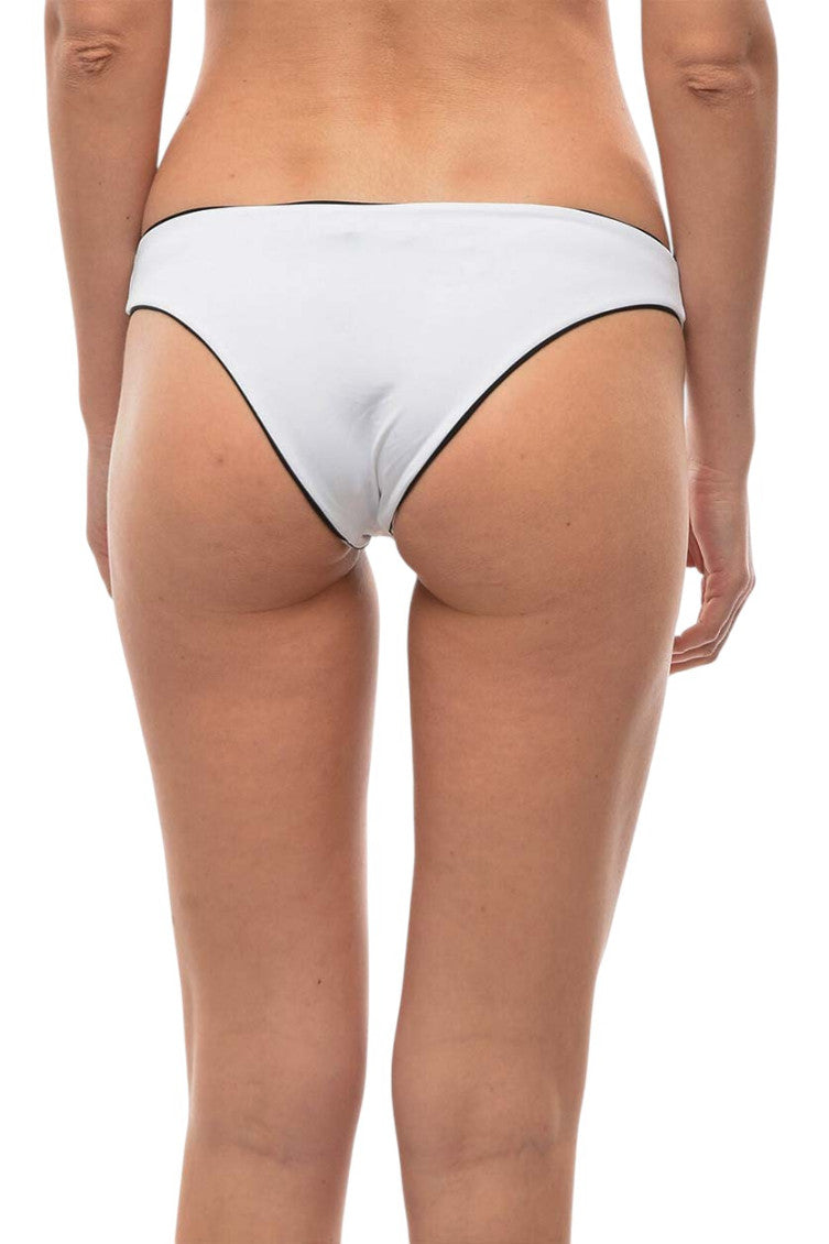 White Logo Bikini Bottom Swimwear 2