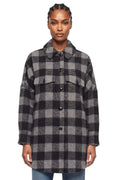 Grey Oversized Checks Shirt 1